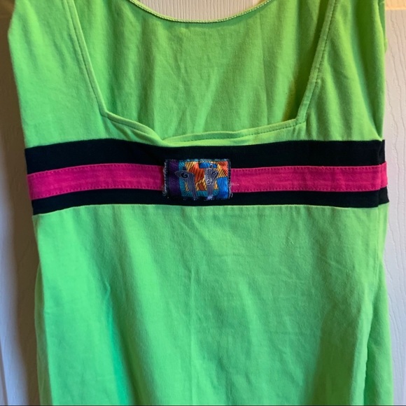 Vintage RARE NeoMax by Peter Max 80s bodycon dress - Picture 4 of 12
